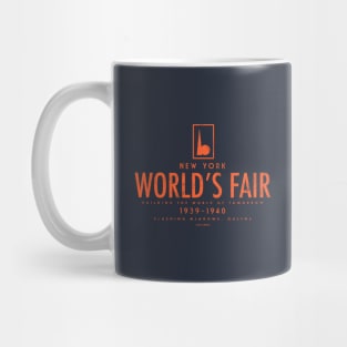 1939 1940 New York World's Fair Wordmark Mug